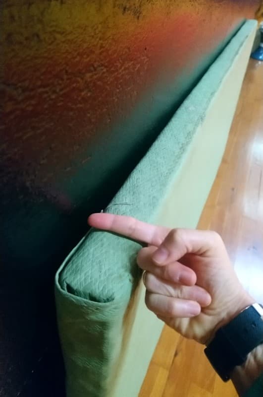 Ancien tatami en paille de riz